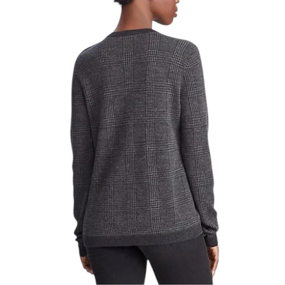 Lauren Ralph Lauren Lauren Ralph Lauren Plaid Size 100% Wool Multi Gray Sweater Size XXL / US 16-18 / IT 52-54 - 2 Thumbnail