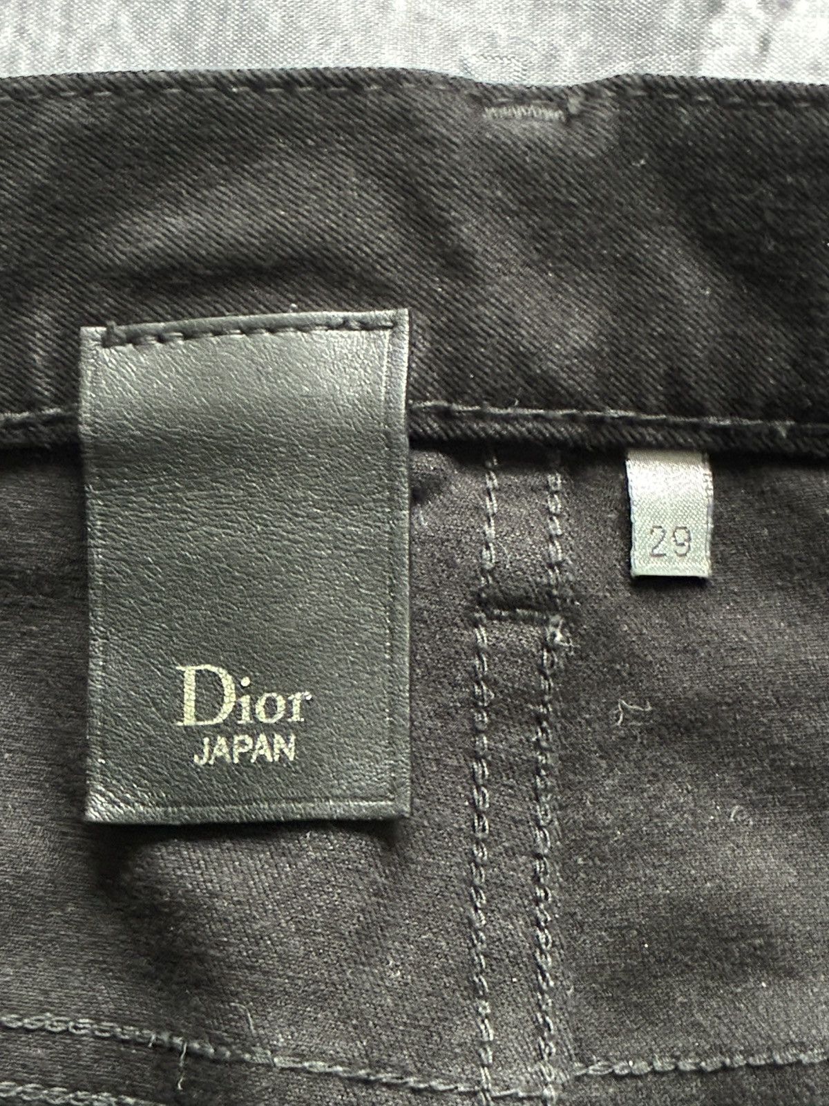 Dior Dior Japan Hedi Slimane Black Skinny Pants Size US 29 - 3 Thumbnail