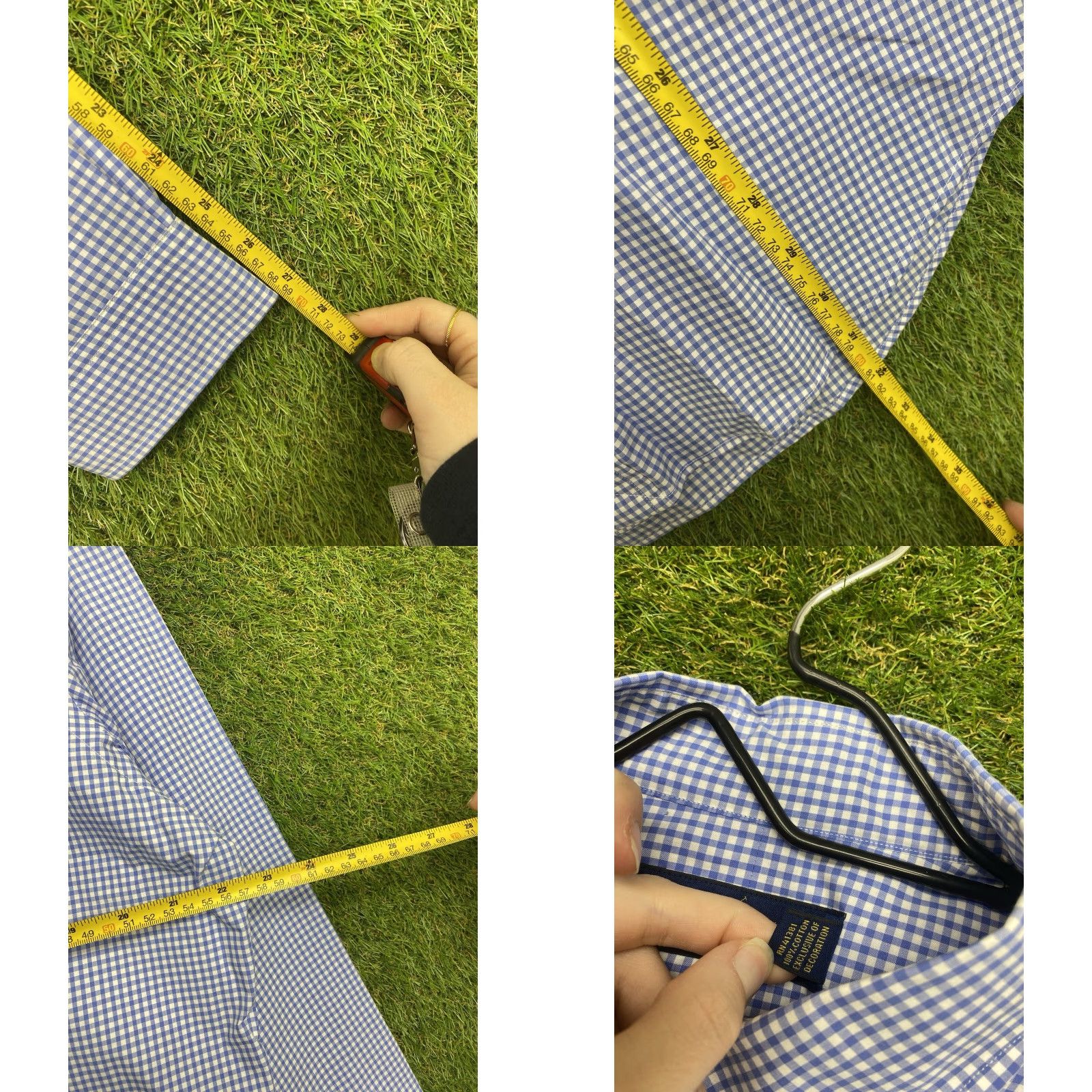 Ralph Lauren Ralph Lauren Shirt Mens Large Blue White Gingham Check Button-Down Polo Lauren Big Pony 2000s Casual Professional Womens? No. Size US L / EU 52-54 / 3 - 8 Thumbnail