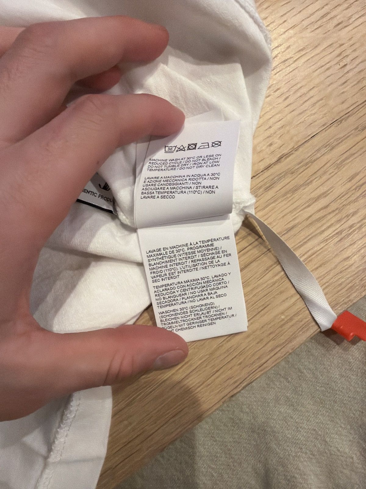Off-White SS21 Optical White tee Size US L / EU 52-54 / 3 - 10 Thumbnail