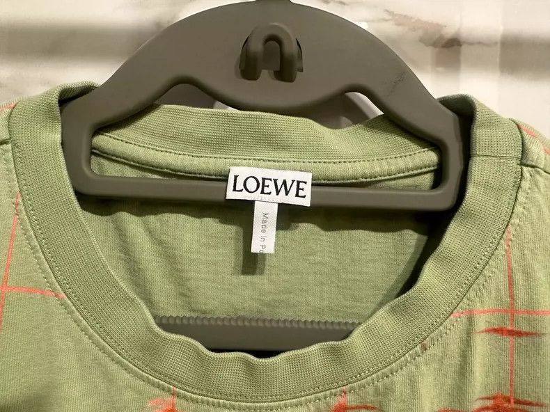 Loewe LOEWE Matcha green embroidered logo short sleeve Size S / US 4 / IT 40 - 3 Thumbnail