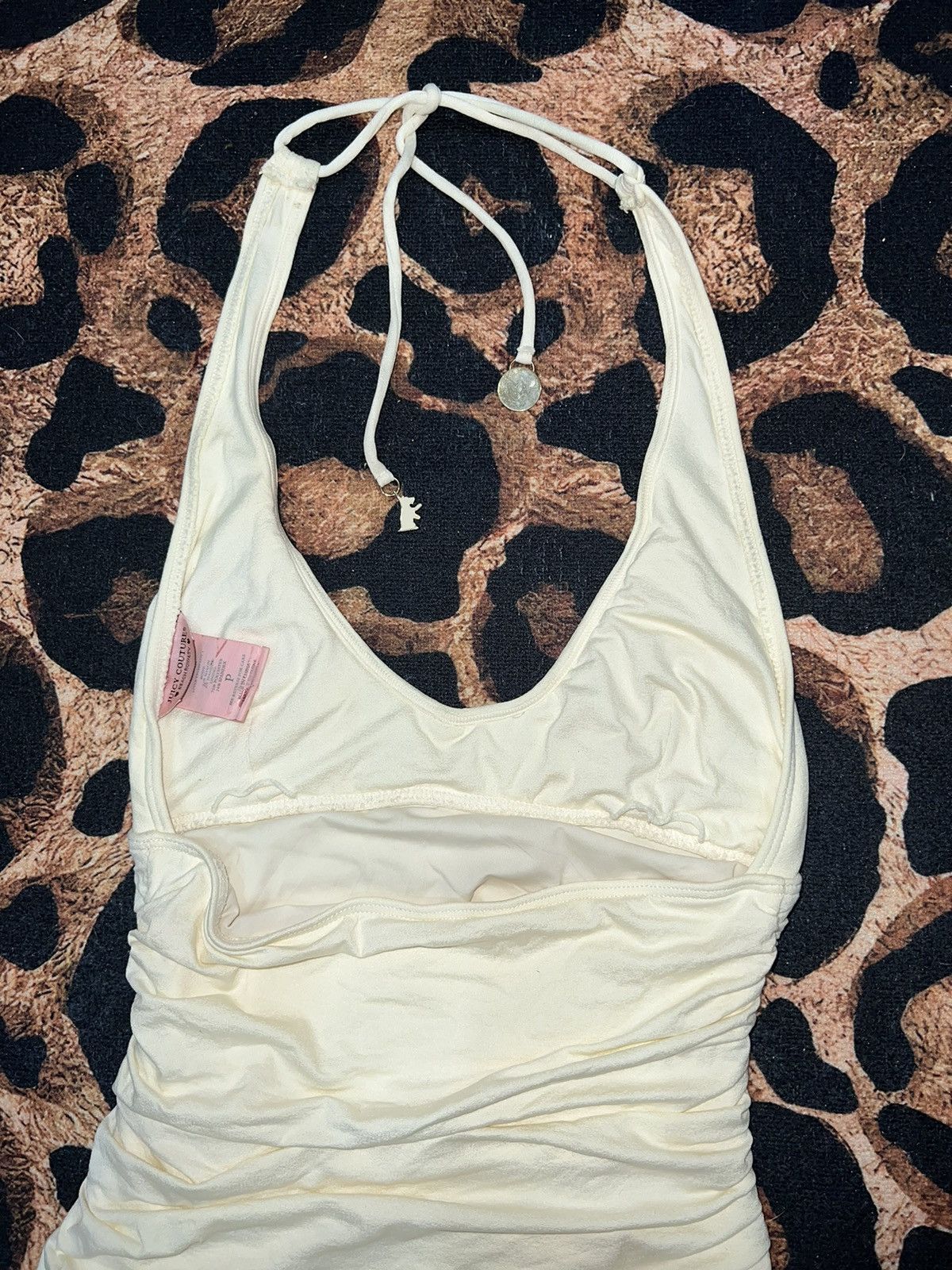 Juicy Couture Juicy couture cream halter mini dress 🏝️🎀💖 Size S / US 4 / IT 40 - 7 Thumbnail