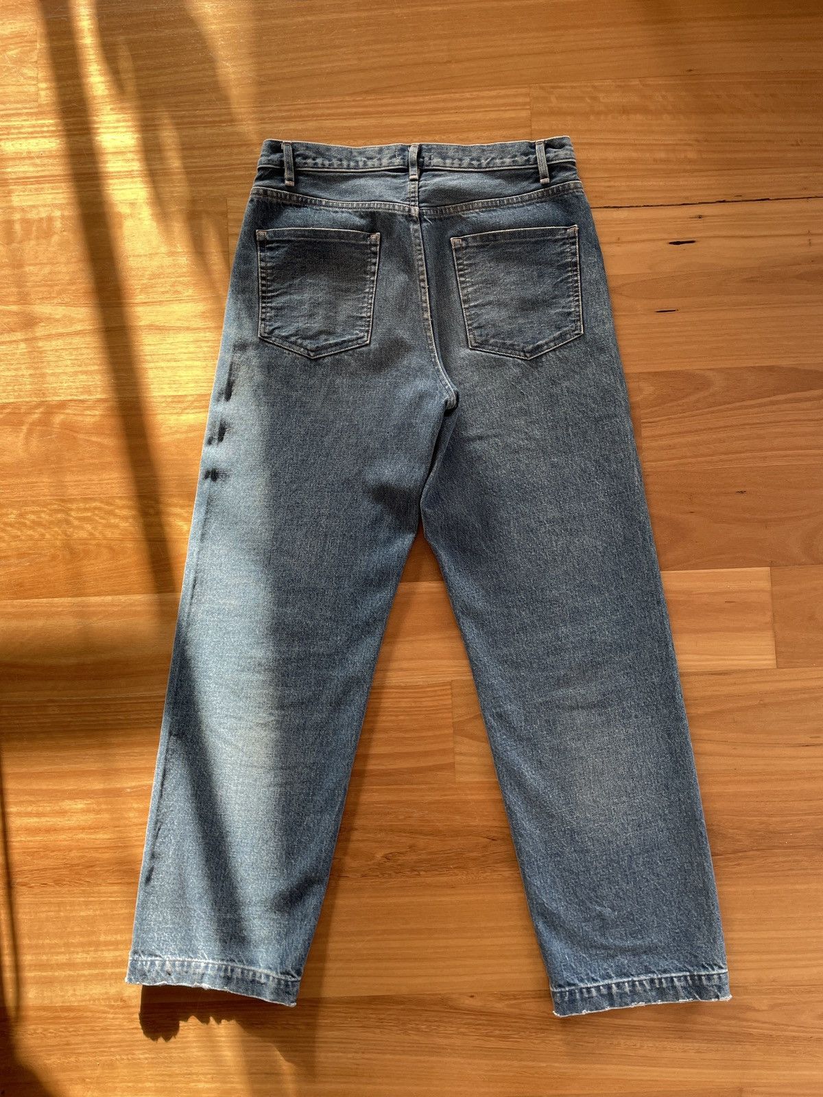 Japanese Brand × TANAKA Tanaka Blue Wide-Leg Selvedge Jeans Size US 30 / EU 46 - 10 Thumbnail