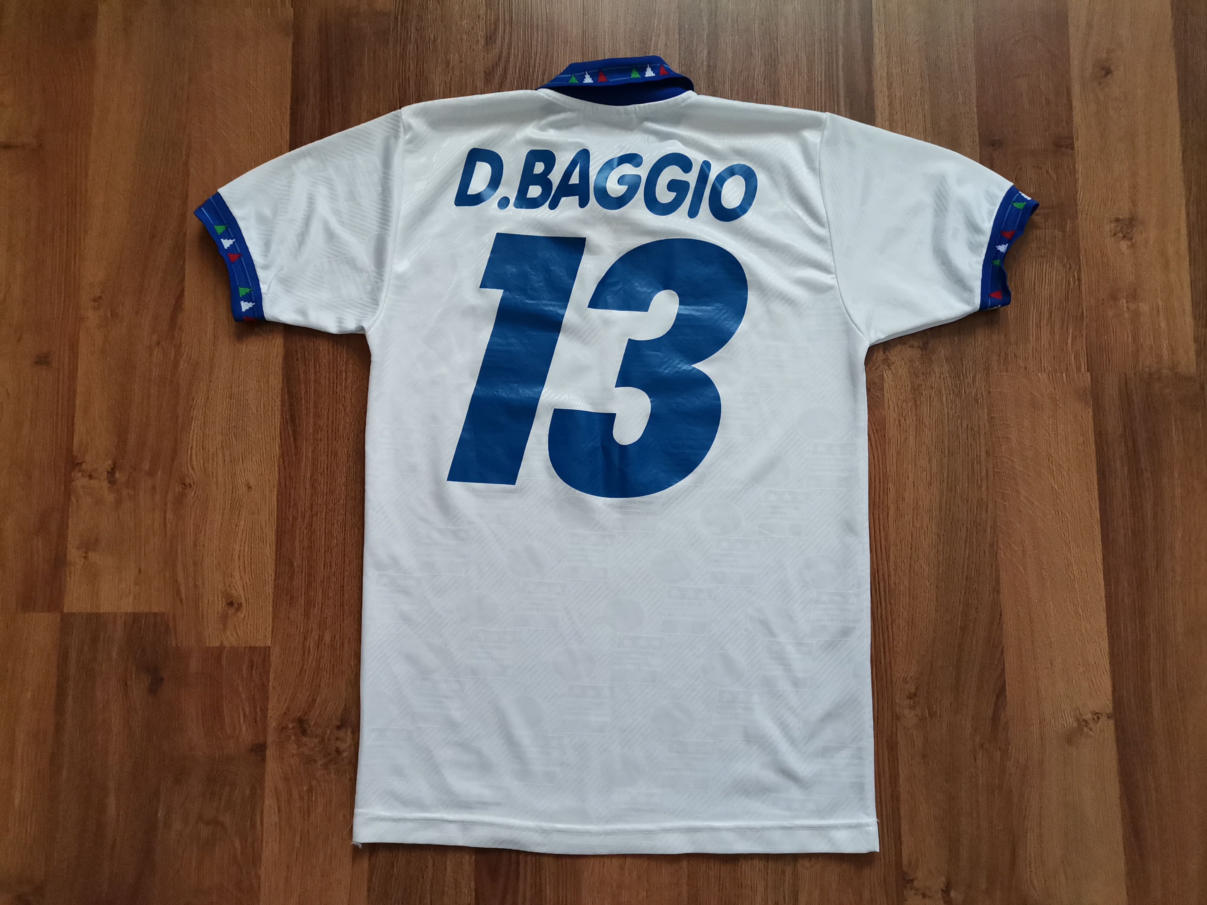 Diadora × Vintage Vintage Diadora D. Baggio 13 Jersey Size US S / EU 44-46 / 1 - 4 Thumbnail