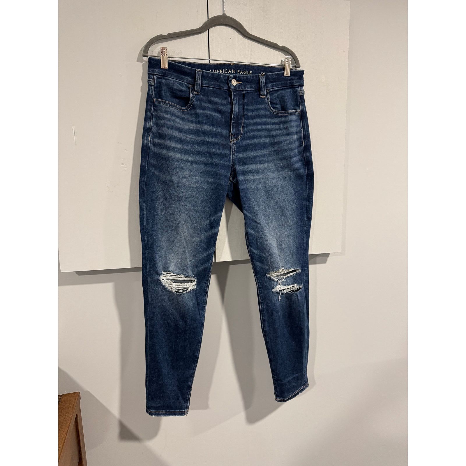 American Eagle Outfitters American Eagle Curvy High Rise Jeggings Size 12- wore 1x Size 30" / US 8 / IT 44 - 1 Thumbnail