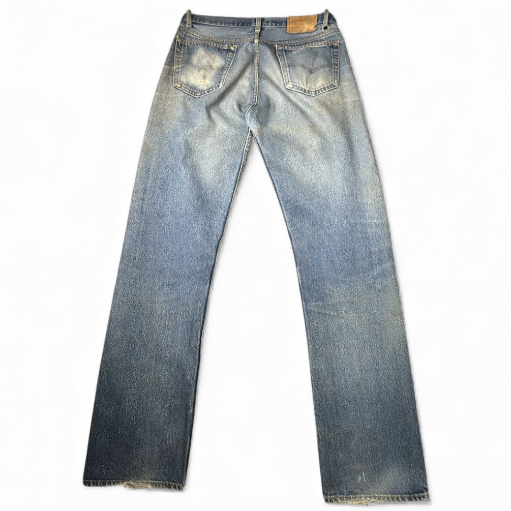 Levi's Vintage Clothing Vintage Distressed USA Levis 501 Classic Straight Denim W35 Size US 35 - 2 Thumbnail