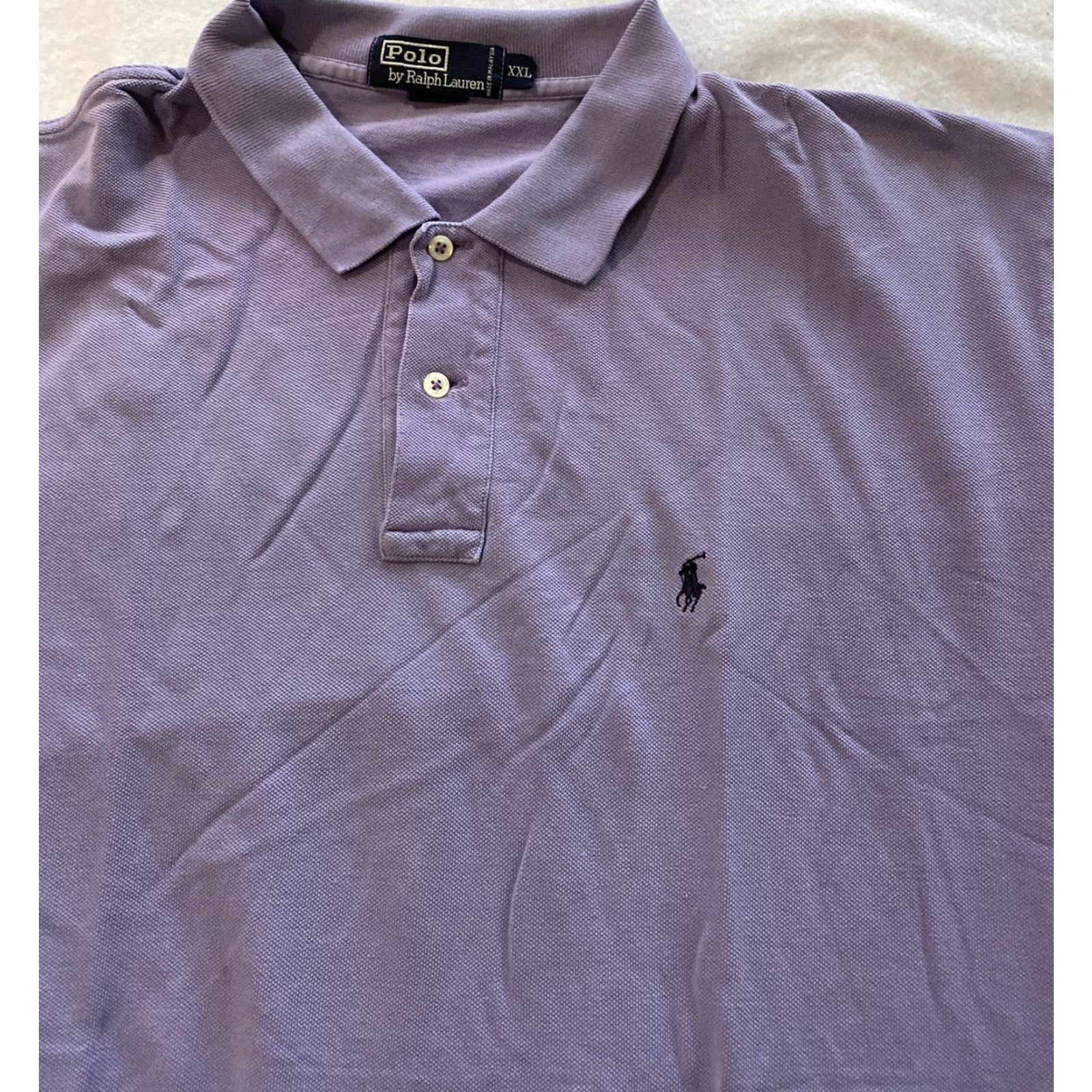 Polo Ralph Lauren Polo Ralph Lauren Polo Shirt Men XXL Lavender Short Sleeve Casual/N/A Logo 100% Cotton Knit Regular Fit Polo 19-28 true Size US XXL / EU 58 / 5 - 2 Thumbnail