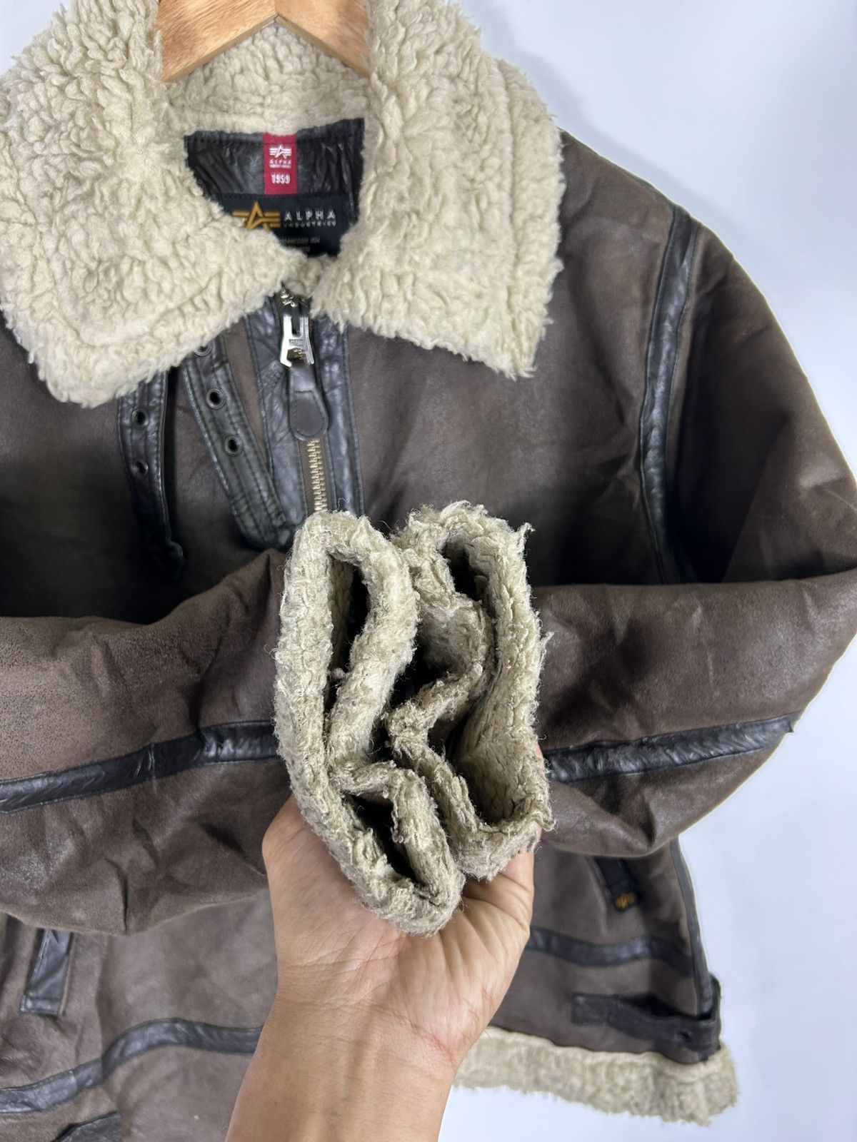 Alpha Industries ⚡️Vintage Y2K Alpha Industries B3 Style Jacket Size US M / EU 48-50 / 2 - 8 Thumbnail