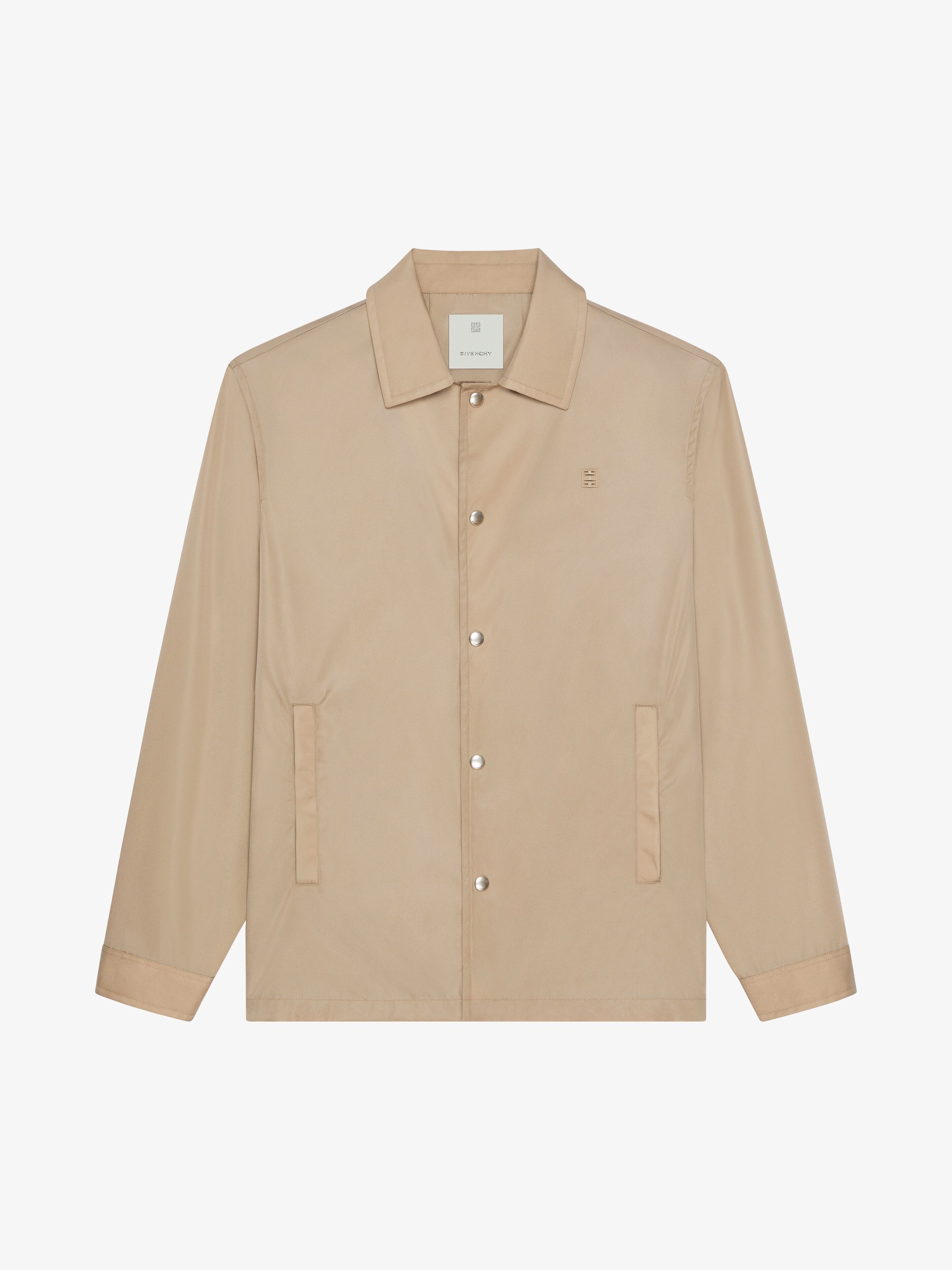 Givenchy o1w1db10925 Push Button Shirt in Beige Size US L / EU 52-54 / 3 - 1 Thumbnail