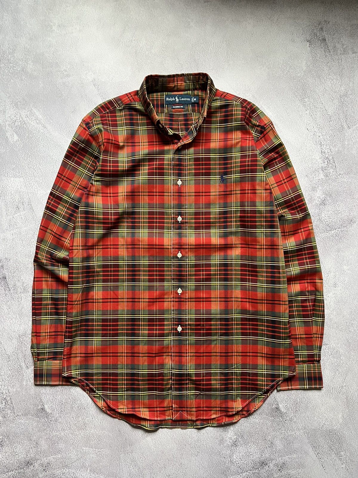 Polo Ralph Lauren Vintage Polo Ralph Lauren Plaid Thick Shirt Men’s M Size US M / EU 48-50 / 2 - 1 Thumbnail