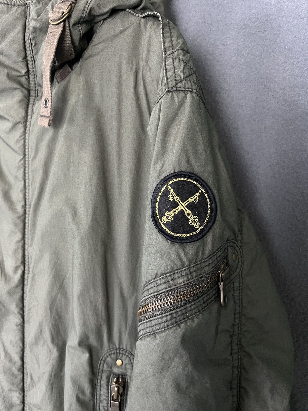 Japanese Brand Uniqlo Army Air Force Parka Bono Jacket LGB GOA Style Size US M / EU 48-50 / 2 - 8 Thumbnail