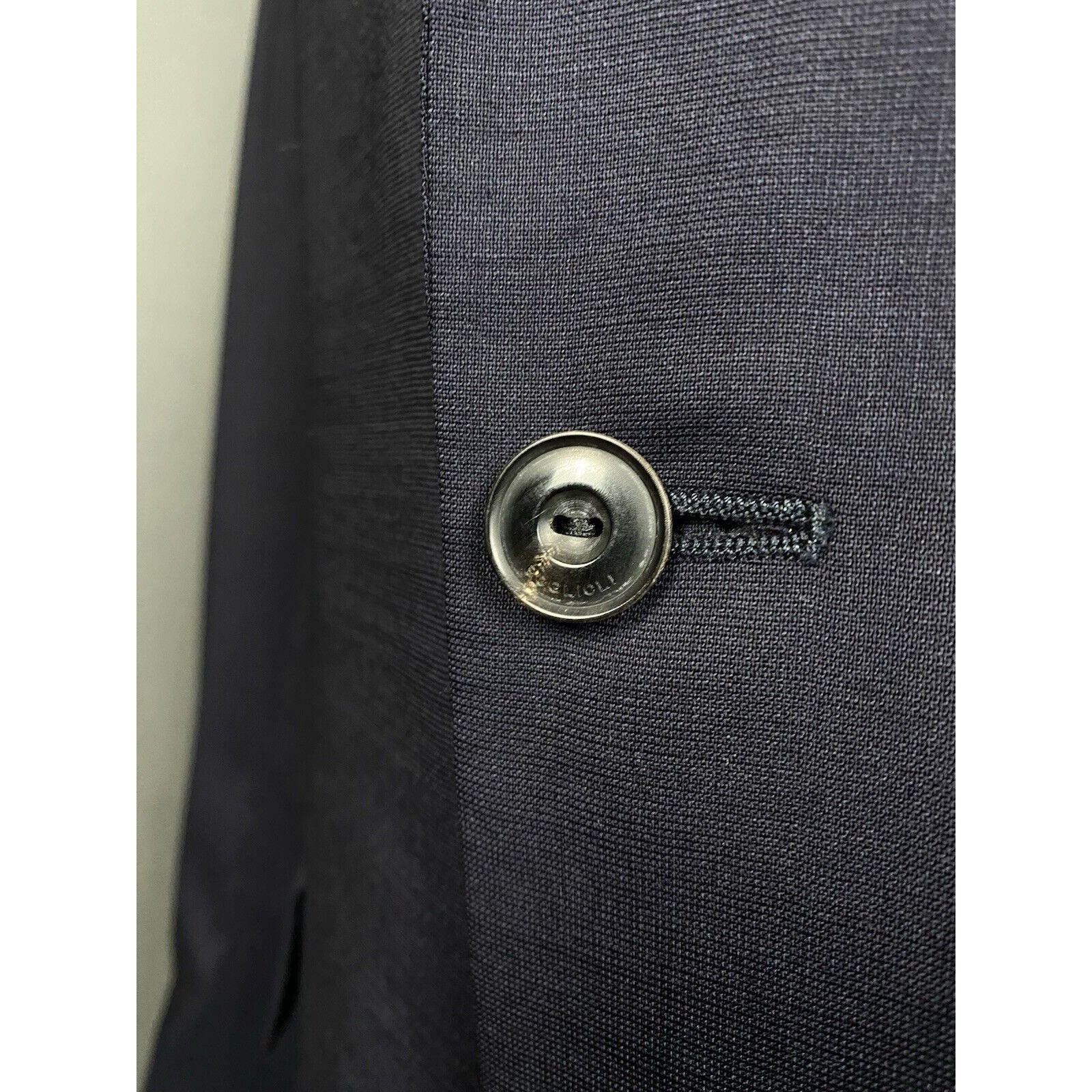 Boglioli Boglioli Men's Dark Blue Wool Blazer Jacket Size 54 Size 54R - 8 Thumbnail