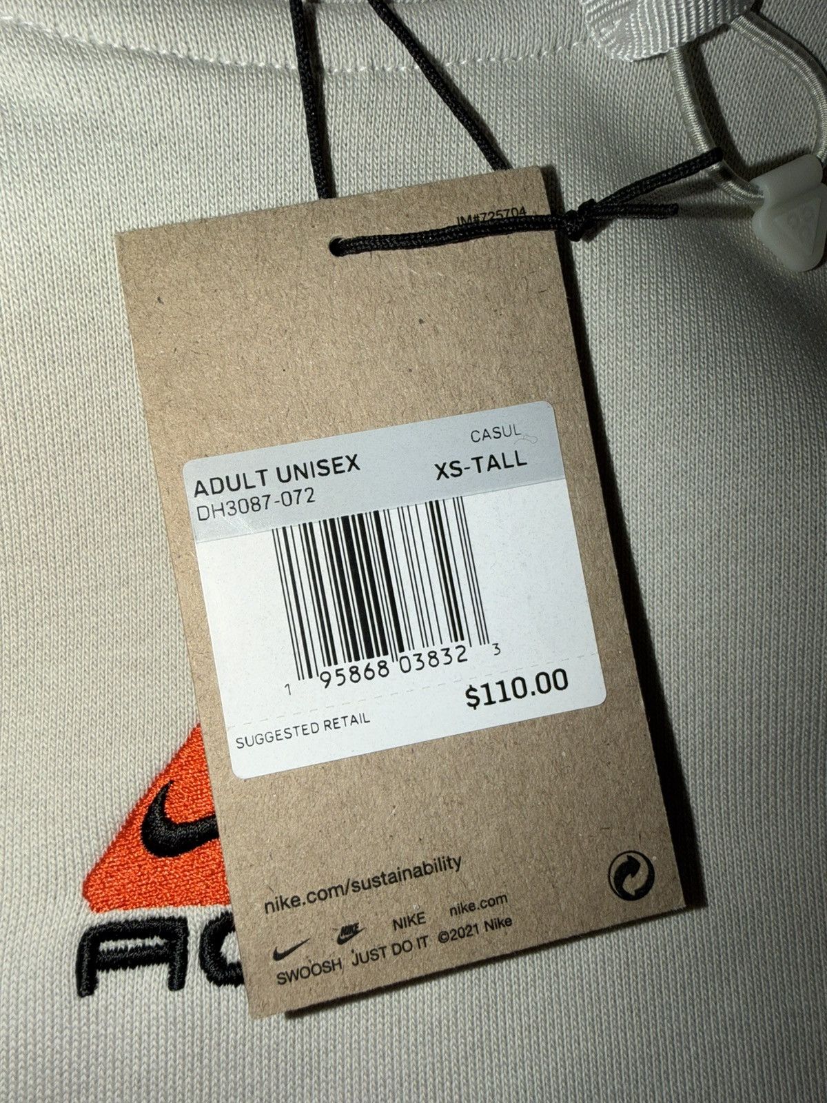 Nike ACG Nike ACG Therma-Fit Hoodie Orewood Brown Size XS Brand New Size US XS / EU 42 / 0 - 3 Thumbnail