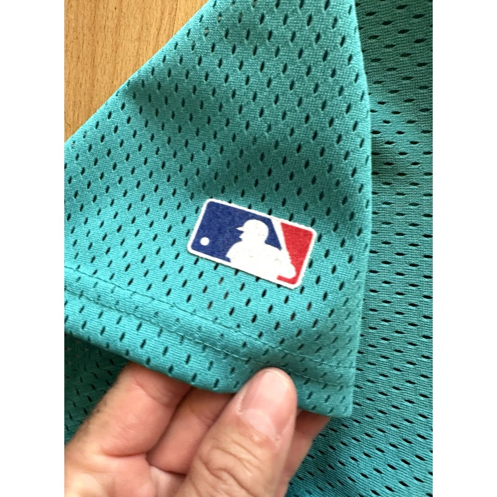 MLB VINTAGE Majestic Florida Marlins Baseball Jersey Shirt 2XL Mens Teal Blue 90s MLB TEAM Mens Size US XXL / EU 58 / 5 - 6 Thumbnail
