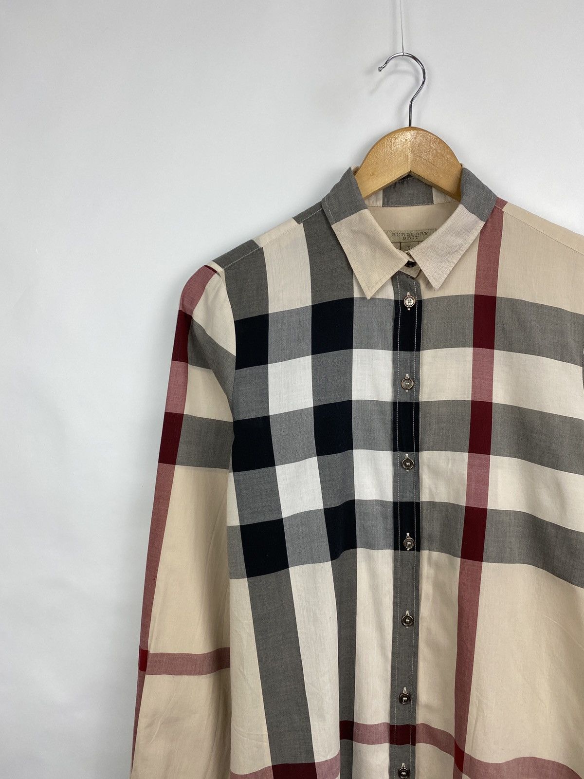 Burberry 🏴󠁧󠁢󠁥󠁮󠁧󠁿 Burberry London England Shirt Rare Retro Hype Y2K Size S / US 4 / IT 40 - 2 Thumbnail
