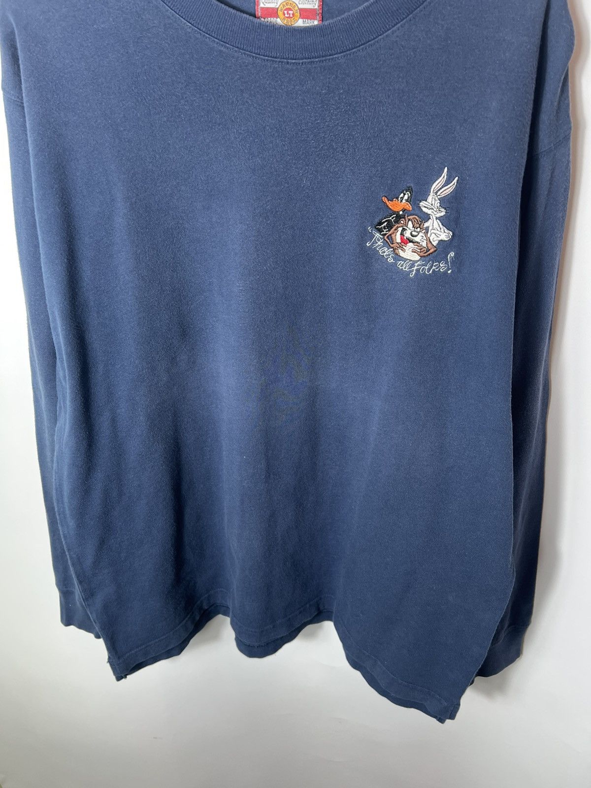 Vintage Vintage Looney Tunes 90s Bugs Bunny Daffy Duck long sleeve Size US L / EU 52-54 / 3 - 3 Thumbnail