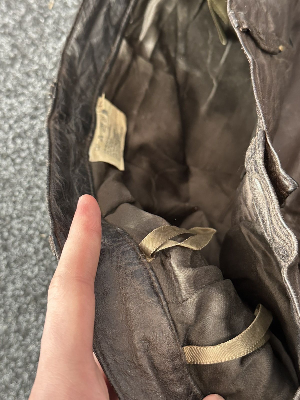Cowboy Equipment 🚨GRAIL BOOTCUT BROWN Cowboy Biker Leather Pants Size US 27 - 8 Thumbnail