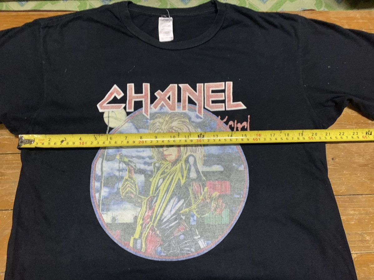 Band Tees Vintage Chanel Karl World Tour 1983 IM Style Printed Tee Size US L / EU 52-54 / 3 - 7 Thumbnail