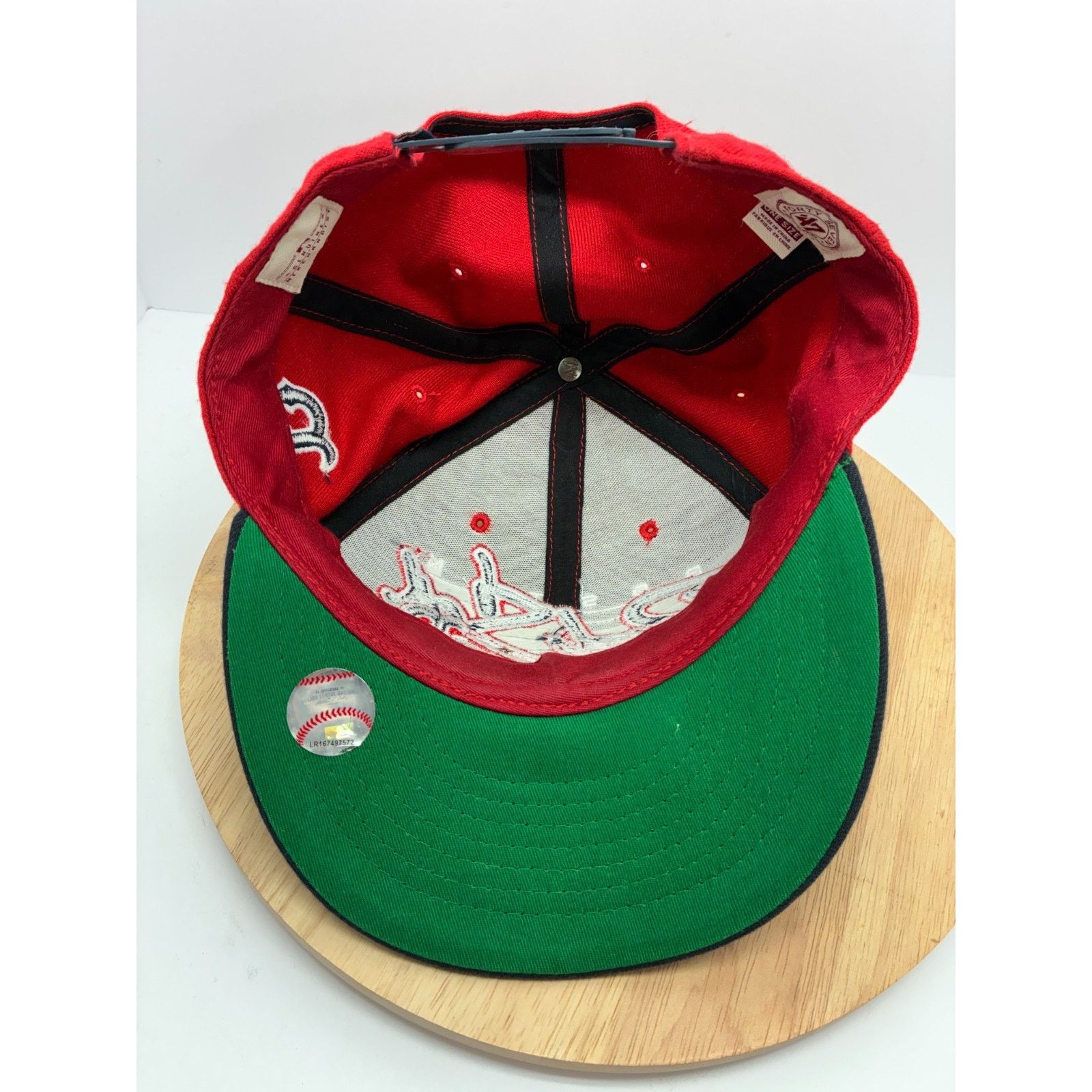 47 Brand Boston Red Sox 47 Brand Snapback Hat Red Black Script Logo Size ONE SIZE - 11 Thumbnail
