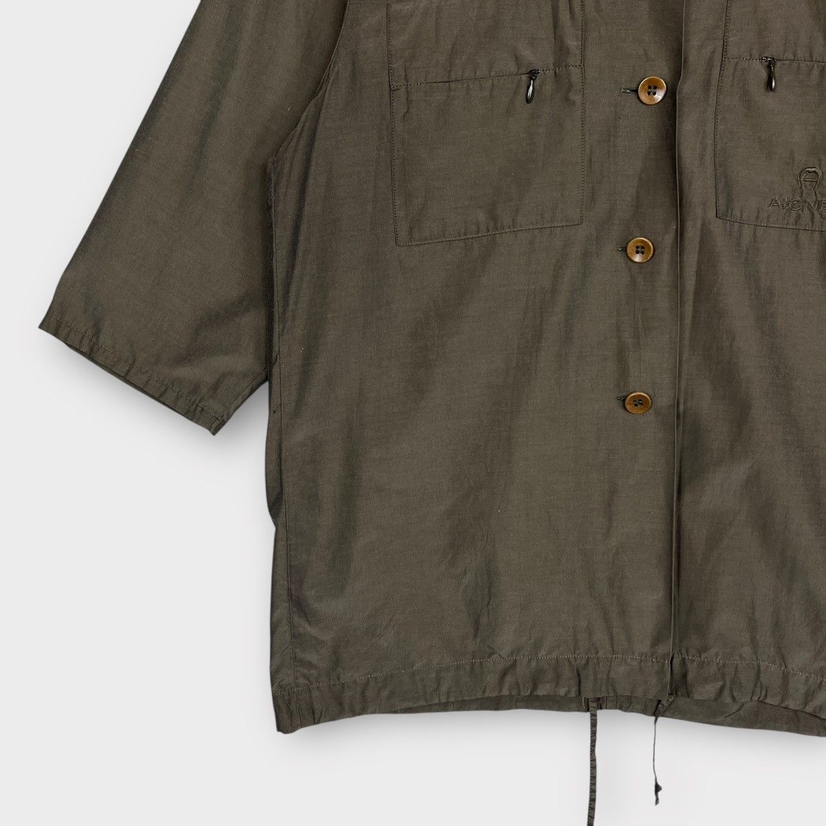 Aigner 🔥 Aigner Short Sleeve Shirt Jacket Size M / US 6-8 / IT 42-44 - 4 Thumbnail
