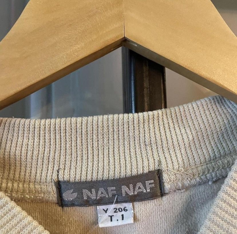 Other Naf Naf Rare Vintage Embroidered Sweatshirt y2k retro Size ONE SIZE - 3 Thumbnail
