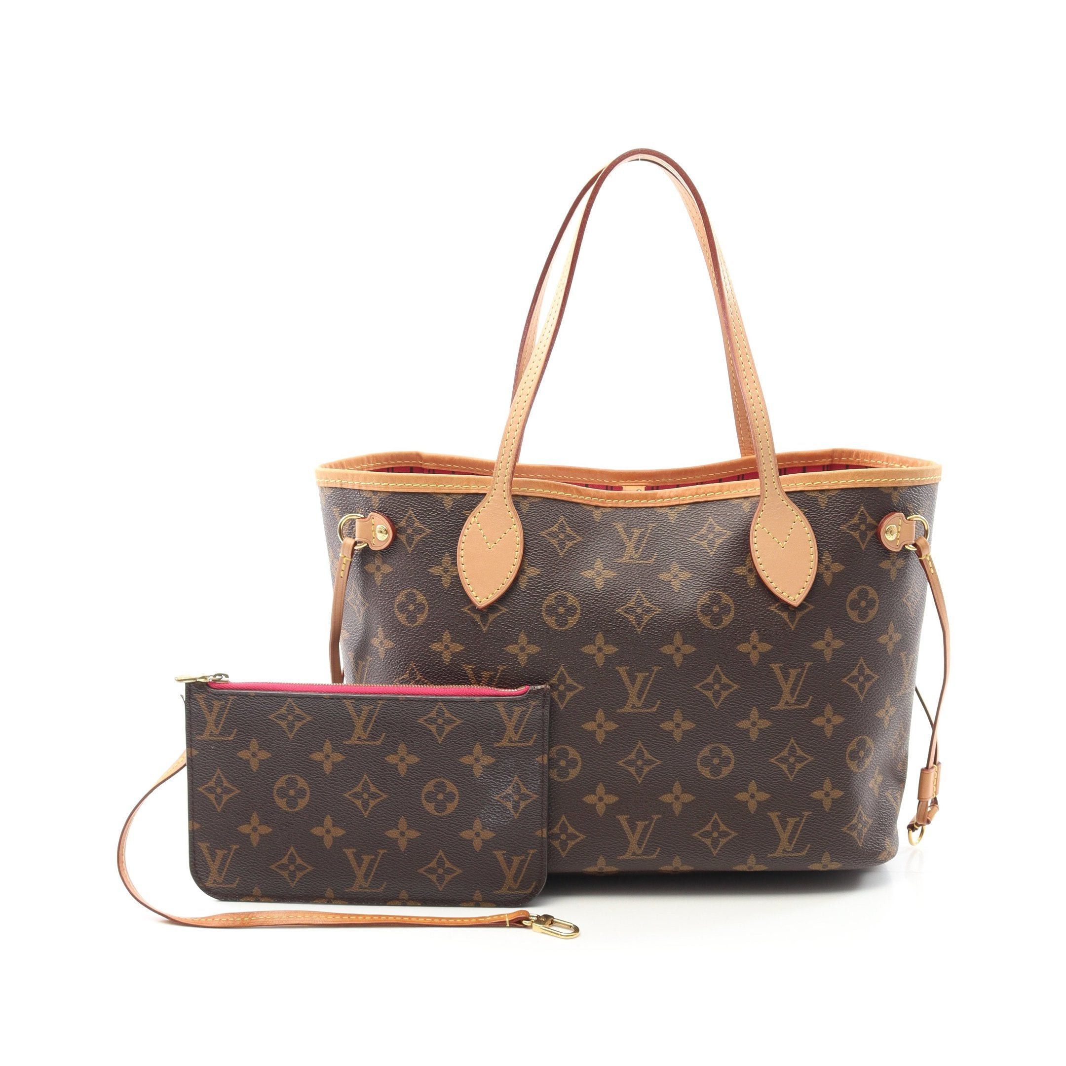 Louis Vuitton Louis Vuitton Neverfull Pm Monogram Pivoine Handbag Tote Bag Leather Brown Size ONE SIZE - 1 Thumbnail