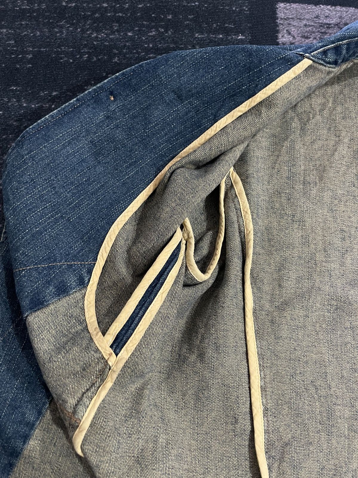 Vintage VINTAGE HIKORY CHORE DENIM JACKET Size US L / EU 52-54 / 3 - 14 Thumbnail