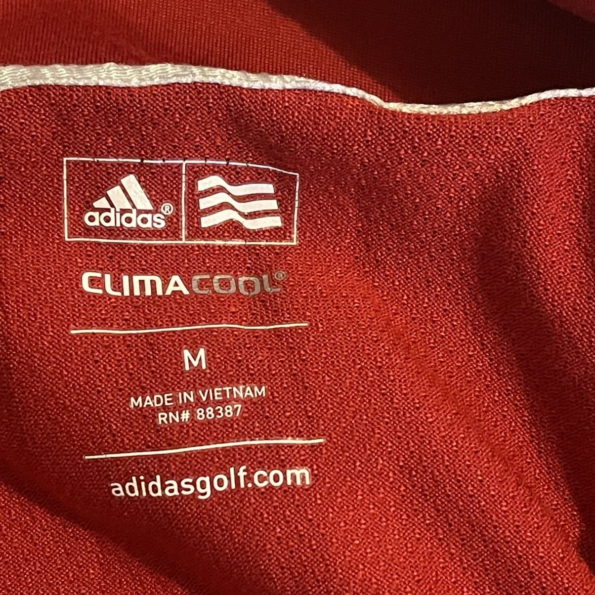 Adidas Adidas Golf Shirt Men Medium Red Climacool Polo Athletic Size US M / EU 48-50 / 2 - 3 Thumbnail