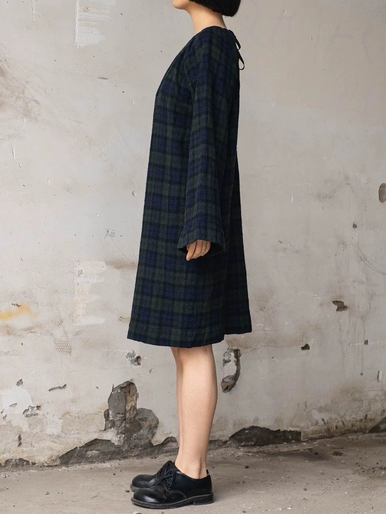Comme des Garcons Comme Des Garcons Dark Green Strap Wool Dress Size M / US 6-8 / IT 42-44 - 3 Thumbnail