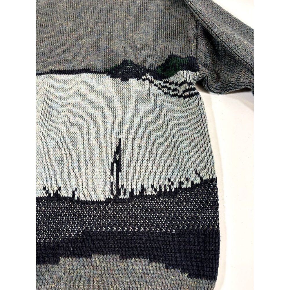 Vintage Vintage 80s Arnold Palmer Embroidered Knit Golf V-Neck Swea Size US XL / EU 56 / 4 - 4 Thumbnail