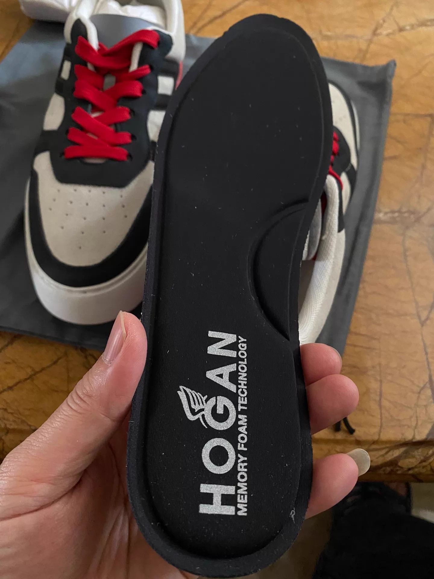Hogan Hogan White Dad Sneaker UK6.5 Thick Sole 2 Laces Size US 7.5 / EU 40-41 - 9 Thumbnail
