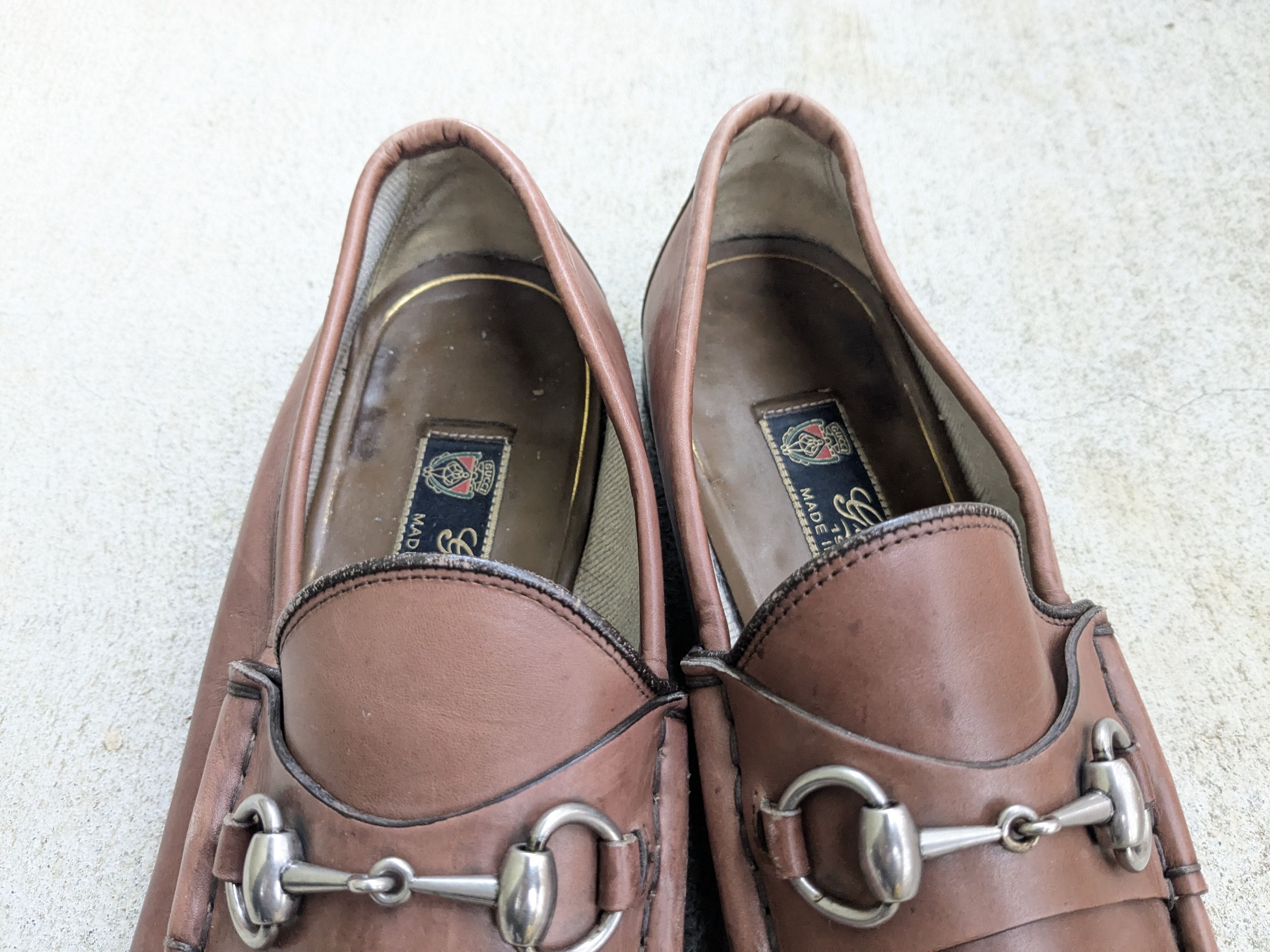 Gucci Gucci Horsebit Loafers Brown Leather 10 Rubber Size US 10 / EU 43 - 2 Thumbnail