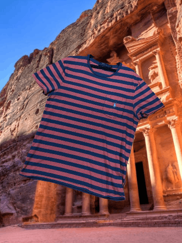 Polo Ralph Lauren Vintage print T-shirt striped Polo Ralph Lauren Y2K Size US S / EU 44-46 / 1 - 1 Thumbnail