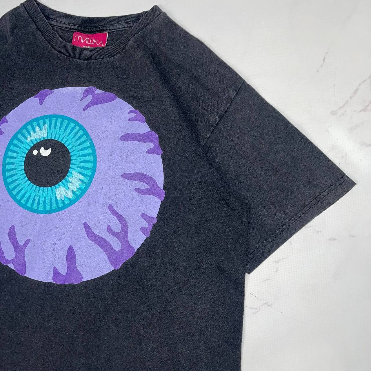 Mishka Mishka Purple Eyeball T-Shirt Size Medium Size US M / EU 48-50 / 2 - 4 Thumbnail