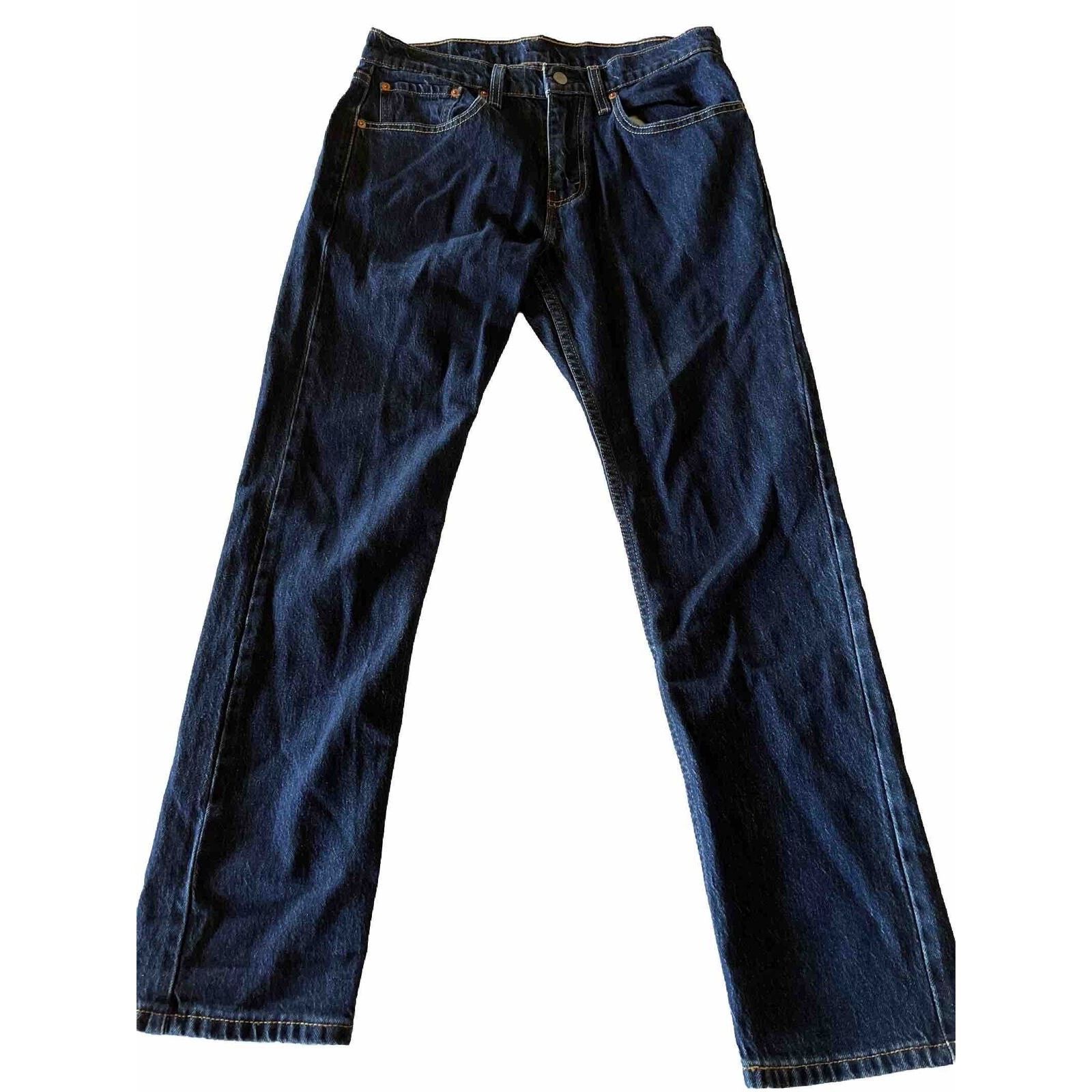 Levi's Levis 502 Mens Jeans Size 32x32 Dark Wash Blue Regular Fit Size US 32 / EU 48 - 1 Thumbnail