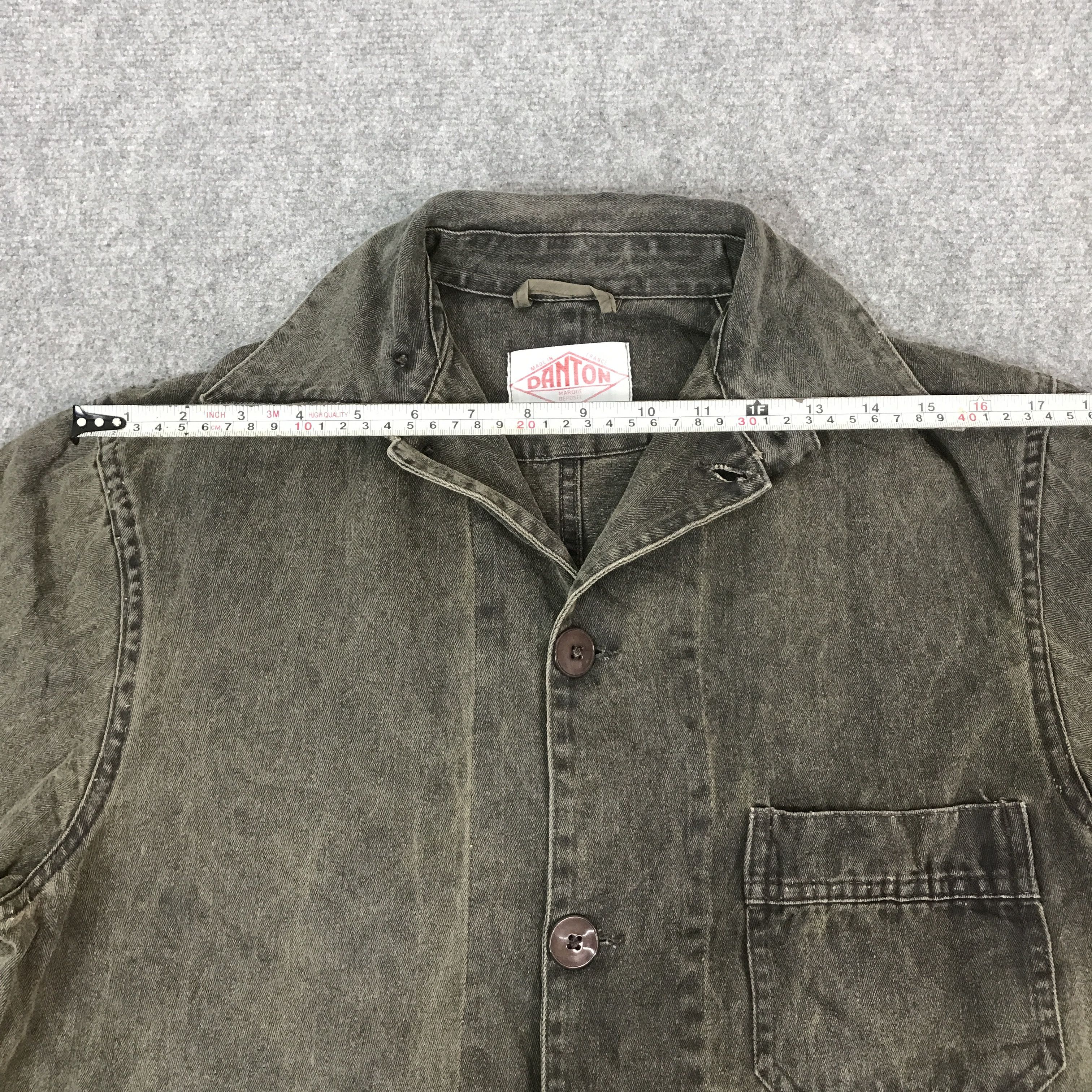 Danton Danton Button Up Jacket Design Black faded Size US M / EU 48-50 / 2 - 5 Thumbnail