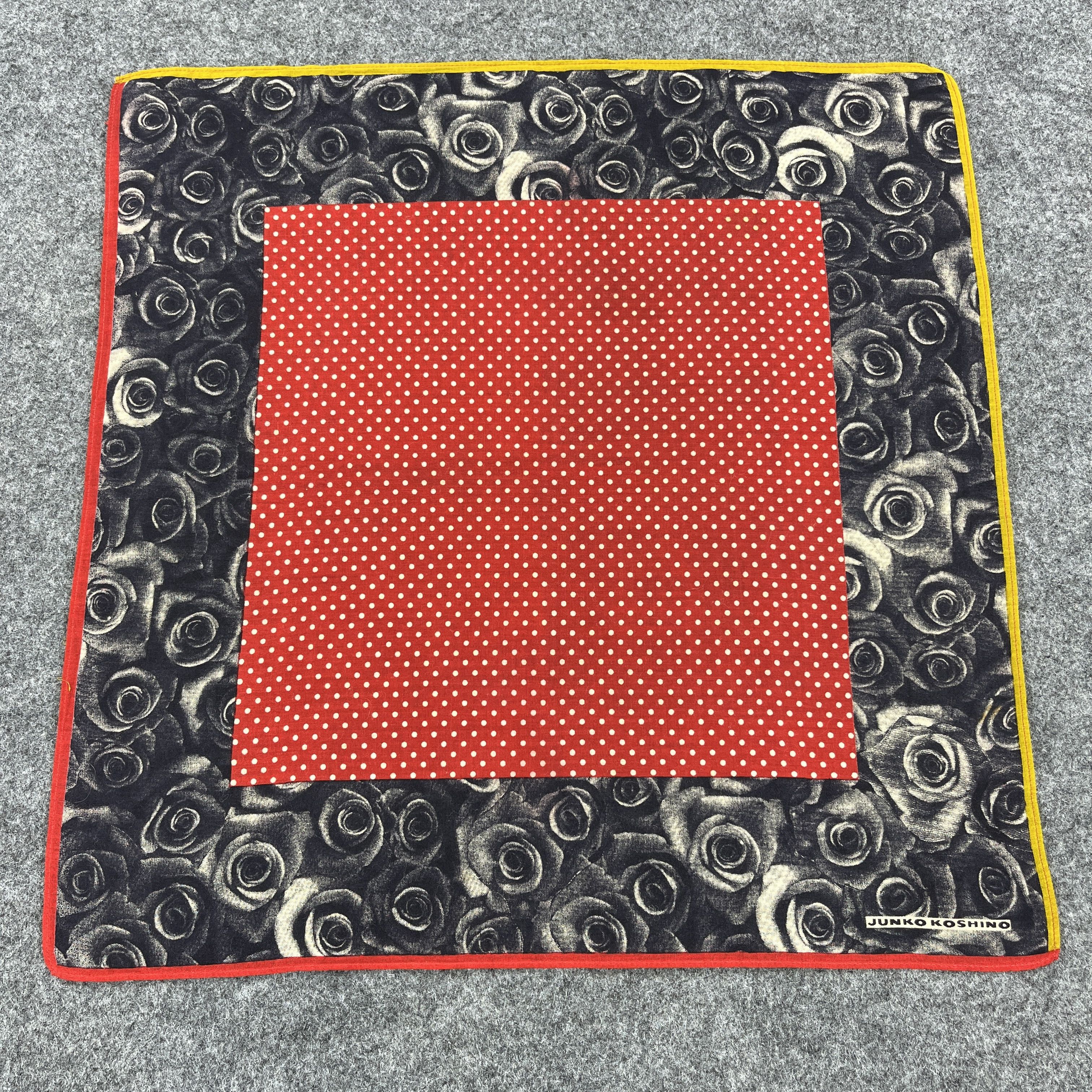 Japanese Brand Junko Koshino Handkerchief / Bandana / Neckerchief B645 Size ONE SIZE - 2 Thumbnail