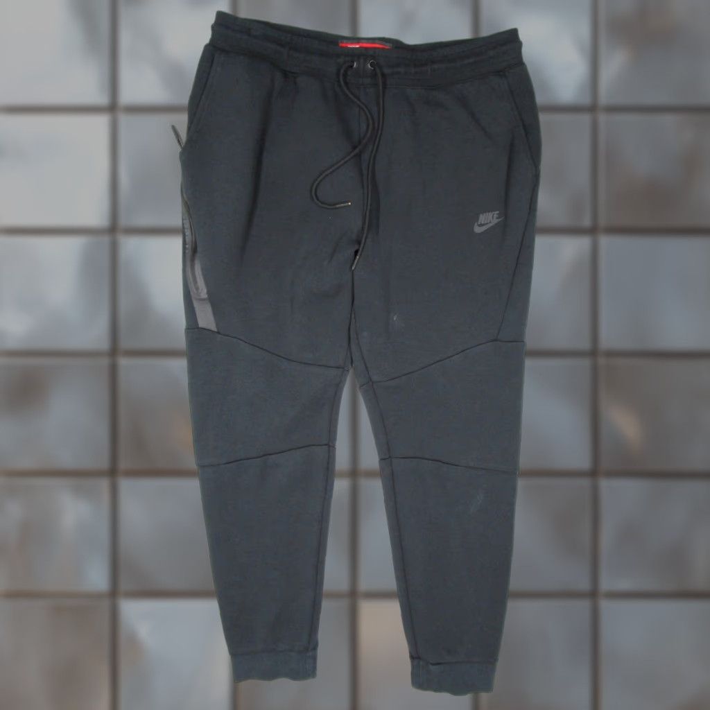 Nike Nike Tech Fleece Joggers Mens Large Black - Pockets, Tapered, Sweatpants, Activewear, 29x26, Gym & Running, Regular Fit Size US 33 - 1 Thumbnail