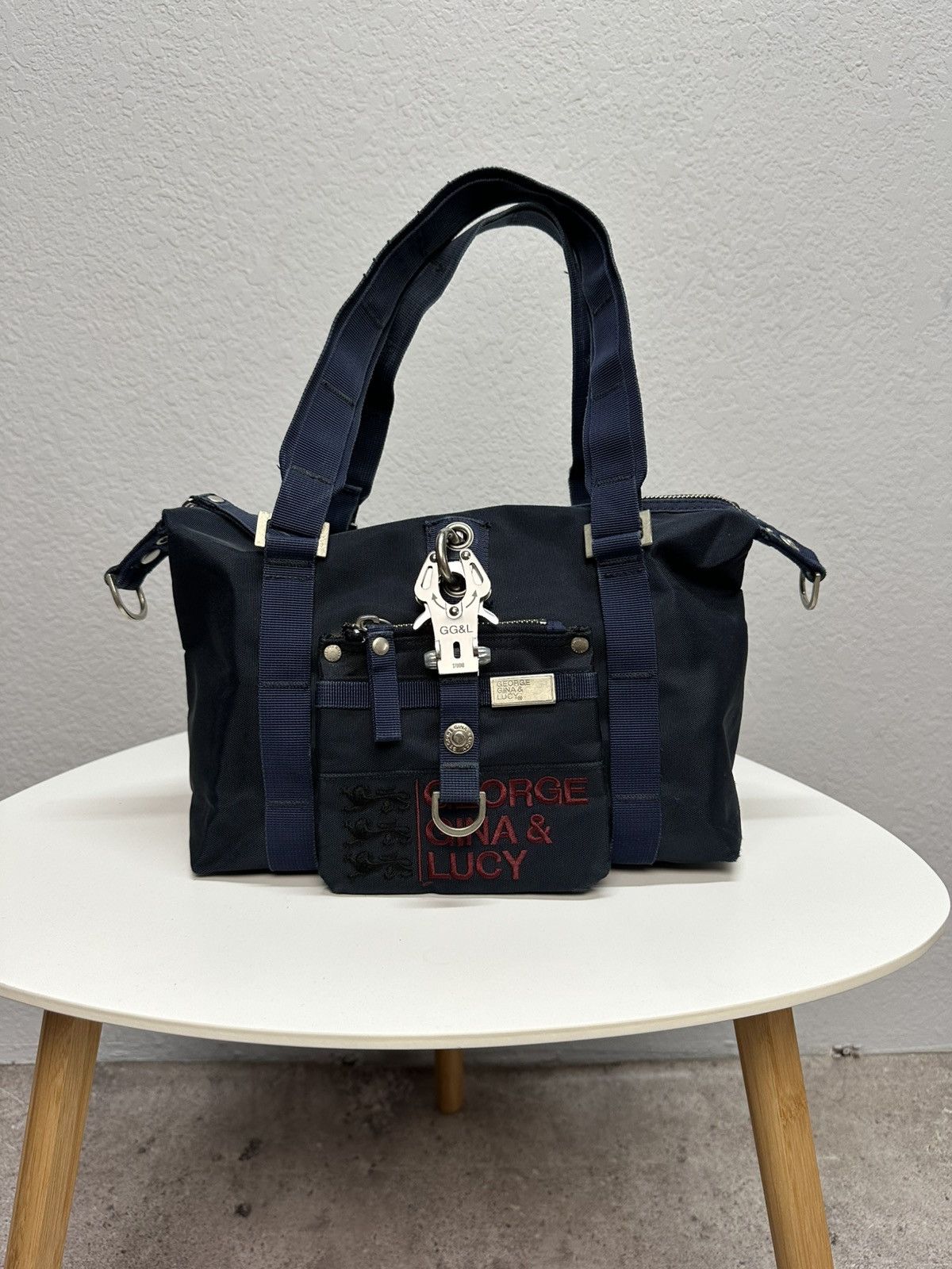 Japanese Brand Vintage GGL Bag Nylon George Gina & Lucy Rare Avant Garde Size ONE SIZE - 7 Thumbnail