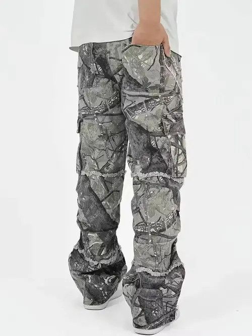 Other hiphop camo baggy pattern cargo pants Size US 30 / EU 46 - 1 Thumbnail