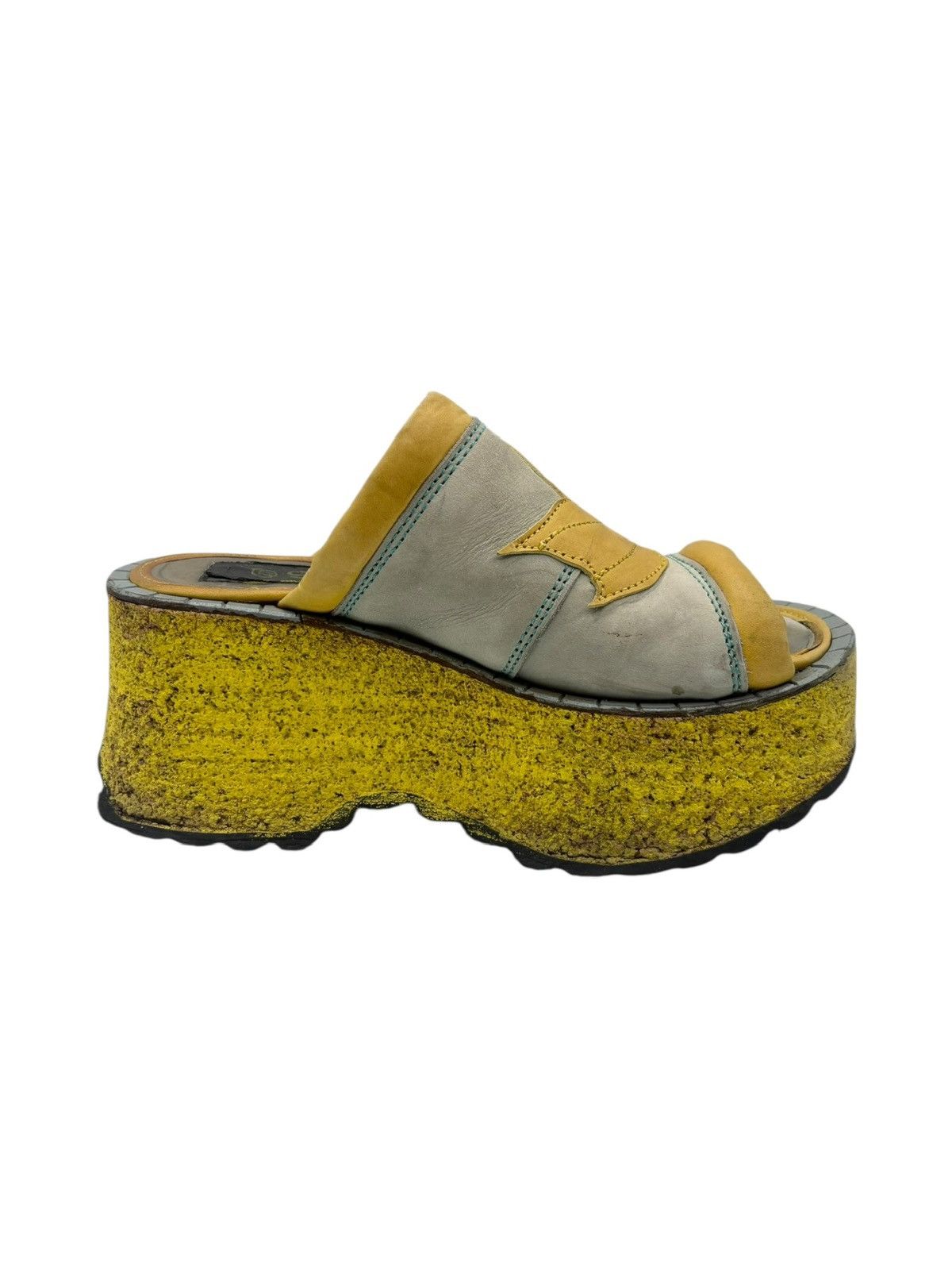 SWEAR London Vintage Swear London yellow platform sandals Size 37 Size US 7 / IT 37 - 7 Thumbnail