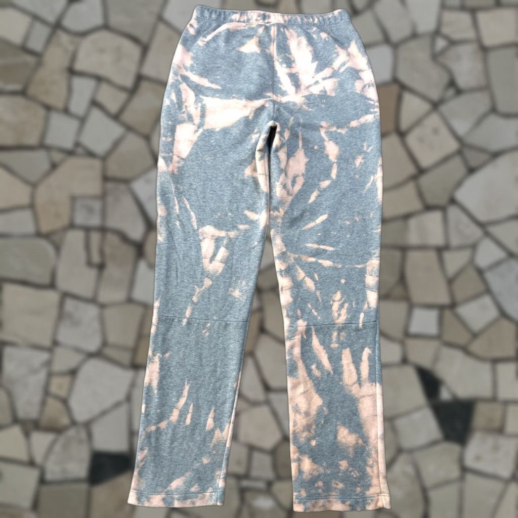 Nike Nike Sweatpants Mens Small Gray Tie Dye Drawstring Pockets 90s Athleisure College Logo Casual Activewear Pants Regular Inseam 31" Size US 29 - 1 Thumbnail