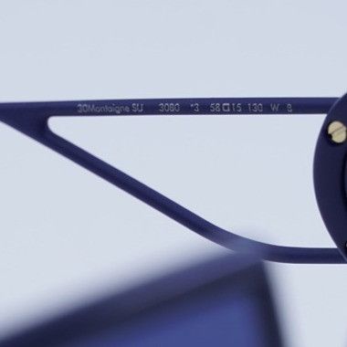 Dior Dior 30MONTAIGNE SU 30B0 Sunglasses - Blue Square Frame Size ONE SIZE - 7 Thumbnail