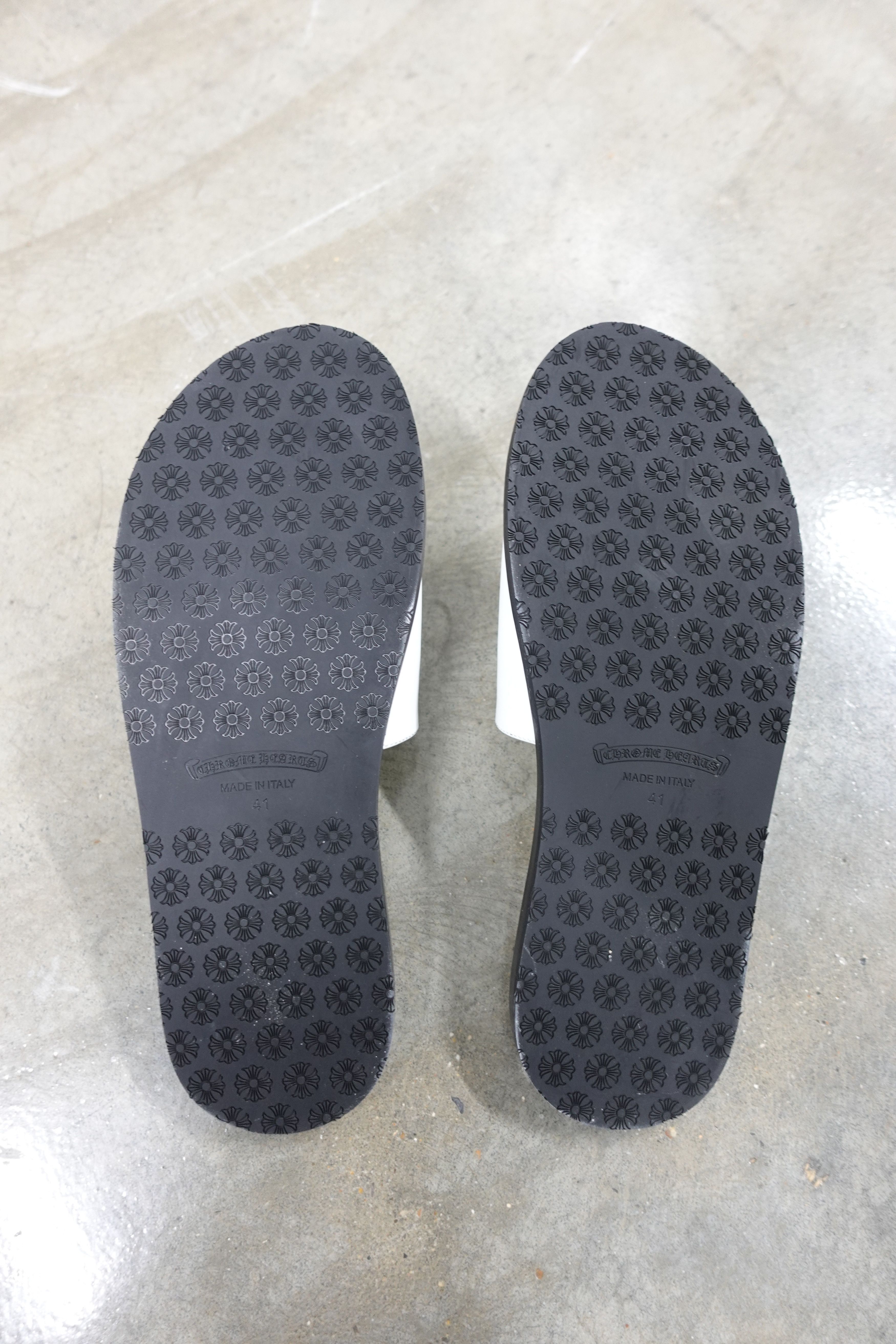Chrome Hearts CHROME HEARTS CROSS SLIDES WHITE Size US 8 / EU 41 - 4 Thumbnail