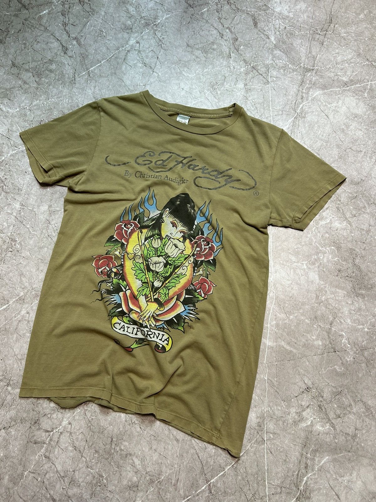 Ed Hardy Vintage 90's Ed Hardy Japanese Style Tattoo Y2K T-shirt Size US M / EU 48-50 / 2 - 2 Thumbnail