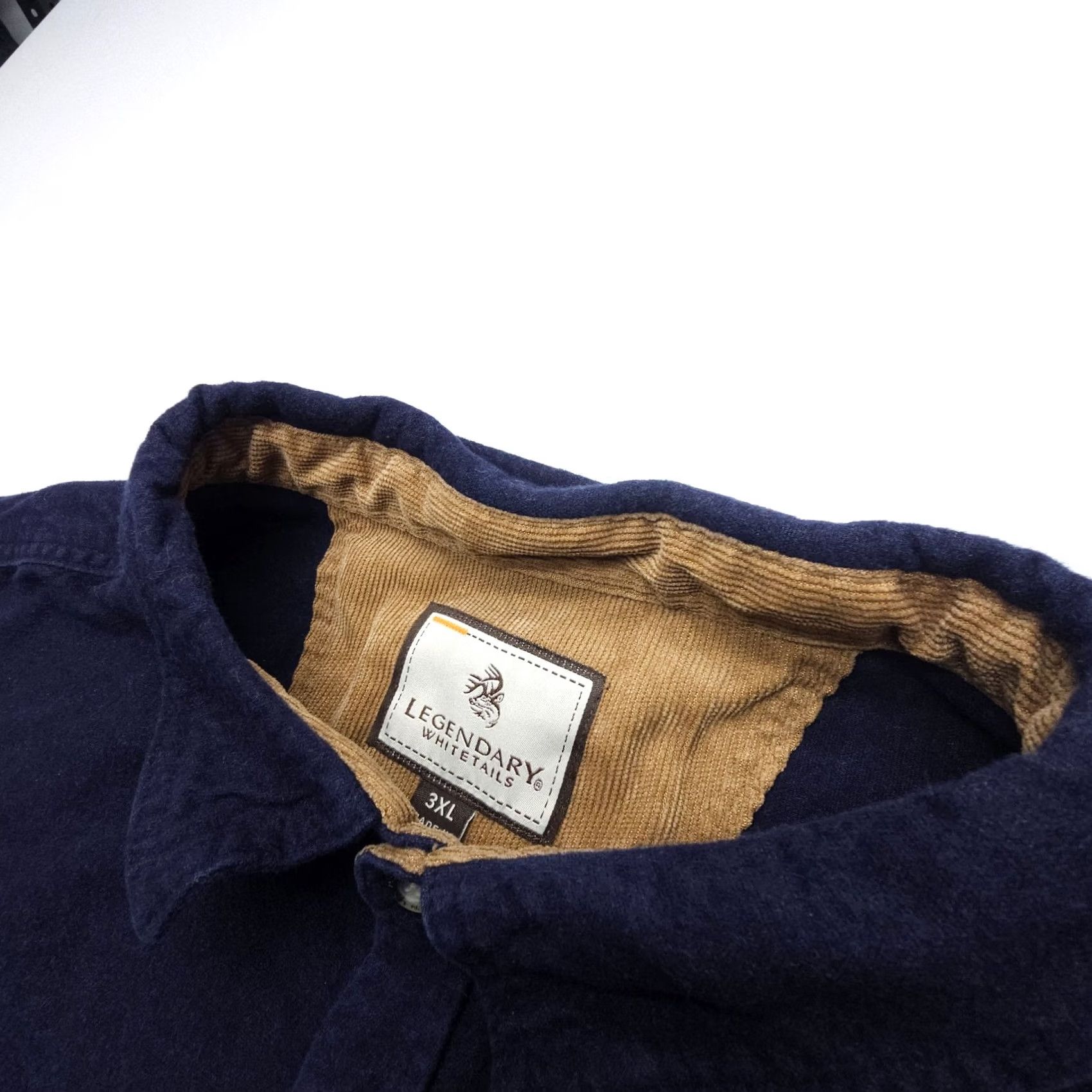 Vintage VINTAGE? No. Legendary Whitetails Flannel Shirt Mens 3XL Navy Cotton Outdoor Field Camp Bush Blue Solid All Seasons Pockets Button-Up Shirt Mens 3XL Size US XXL / EU 58 / 5 - 6 Thumbnail