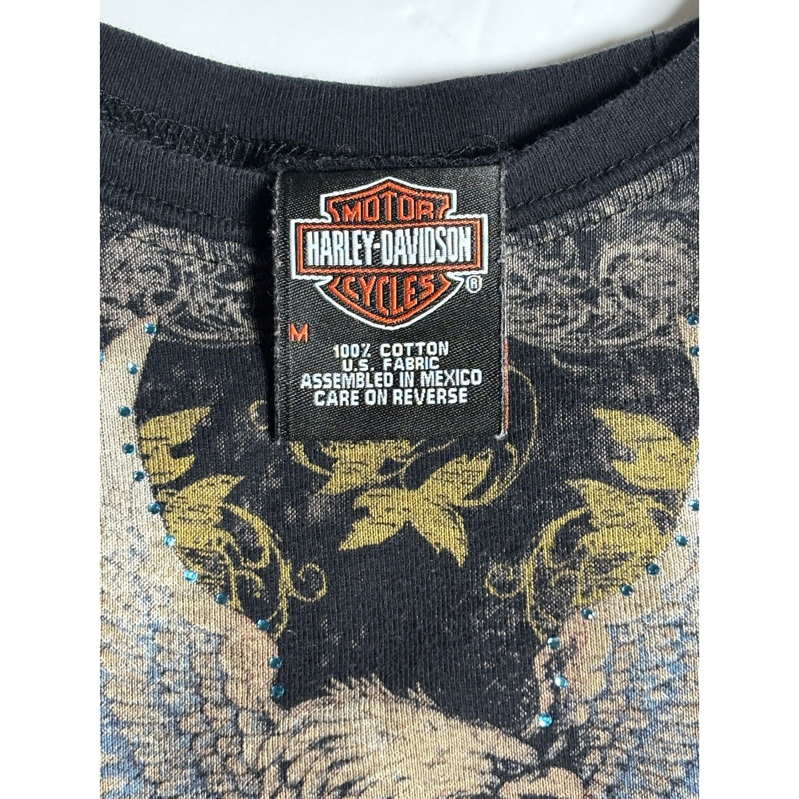 Harley Davidson Harley Davidson Cropped Sleeveless Tank Top Wings M Size M / US 6-8 / IT 42-44 - 6 Thumbnail