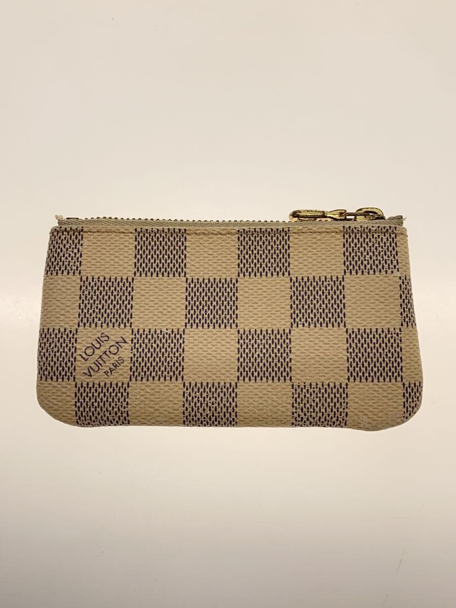 Louis Vuitton Louis Vuitton Damier Azur Pochette Clé White Size ONE SIZE - 2 Thumbnail
