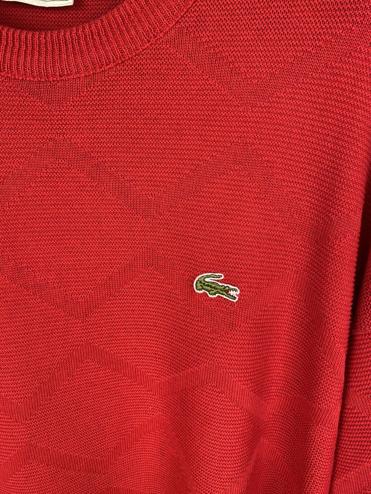Lacoste × Vintage Lacoste Chemise Vintage Knit Sweater Structured size 7 Size US XXL / EU 58 / 5 - 4 Thumbnail