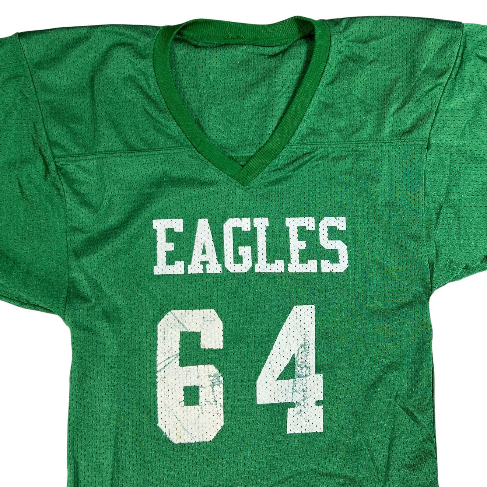 NFL × Vintage 90s Philadelphia Eagles Kelly green mesh NFL football jersey Size US S / EU 44-46 / 1 - 2 Thumbnail
